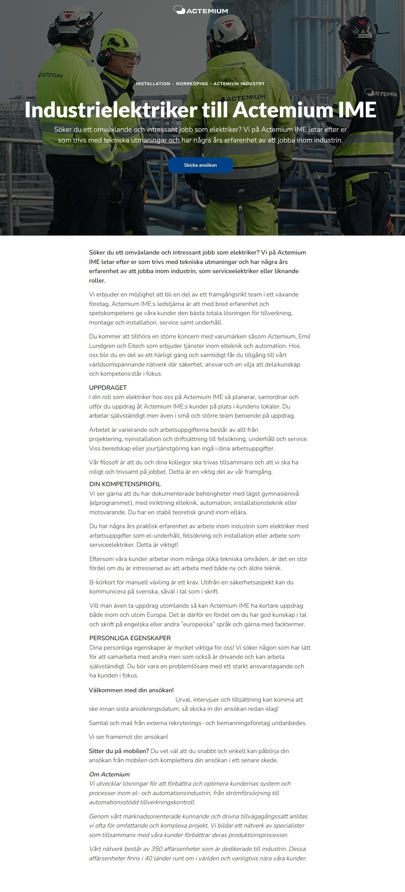 Actemium Industry